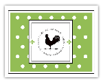 PSA Essentials - LuLu Stampable Note Cards (Swiss Dot Green)