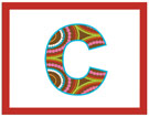Picture Perfect Note Cards - Initial C (21442NC)