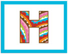 Picture Perfect Note Cards - Initial H (21446NC)