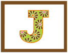 Picture Perfect Note Cards - Initial J (21447NC)