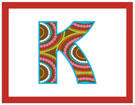 Picture Perfect Note Cards - Initial K (21448NC)