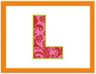 Picture Perfect Note Cards - Initial L (21449NC)