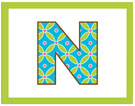 Picture Perfect Note Cards - Initial N (21451NC)