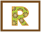 Picture Perfect Note Cards - Initial R (21453NC)