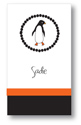 Polka Dot Pear Design - Contact Cards (Penguin March) (1261b)