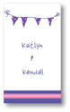 Polka Dot Pear Design - Contact Cards (Finish Line) (1262b)
