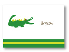 Polka Dot Pear Design - Notecards (Courtney the Croc) (1271a)