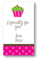 Polka Dot Pear Design - Contact Cards (Cupcakes) (1272b)