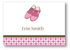 Polka Dot Pear Design - Notecards (Golf Shoes) (1276a)