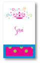 Polka Dot Pear Design - Contact Cards (Princess Crown) (1280b)