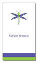Polka Dot Pear Design - Contact Cards (Dragonfly) (1221b)