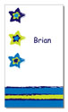 Polka Dot Pear Design - Contact Cards (Stars) (1223b)