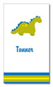 Polka Dot Pear Design - Contact Cards (Max the Dinosaur) (1224b)