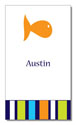 Polka Dot Pear Design - Contact Cards (Go Fish) (1227b)