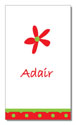 Polka Dot Pear Design - Contact Cards (Poppie) (1229b)