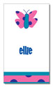 Polka Dot Pear Design - Contact Cards (Bubble Butterfly) (1236b)
