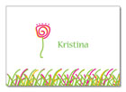 Polka Dot Pear Design - Notecards (Spring Flower) (1238a)