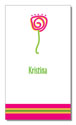 Polka Dot Pear Design - Contact Cards (Spring Flower) (1238b)
