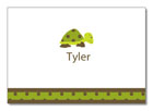Polka Dot Pear Design - Notecards (Tyler the Turtle) (1239a)