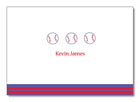 Polka Dot Pear Design - Notecards (Baseball Fever) (1243a)