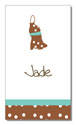 Polka Dot Pear Design - Contact Cards (Perfect Dress) (1250b)