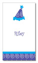 Polka Dot Pear Design - Contact Cards (Party Hat) (1251b)