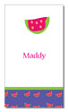 Polka Dot Pear Design - Contact Cards (Watermelon) (1257b)