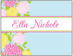 Prints Charming Folded Note Cards - Side Floral (N9001)