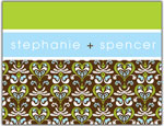 Prints Charming Folded Note Cards - Heart (N9008)