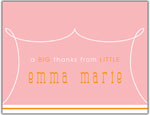 Prints Charming Folded Note Cards - Pink Circus (N9013)