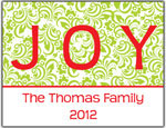 Prints Charming Folded Note Cards - Joy Box (N9101)