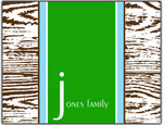 Prints Charming Folded Note Cards - Wood Grain (N9104)