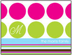 Prints Charming Folded Note Cards - Funky Stripe (N9118)
