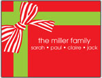 Prints Charming Folded Note Cards - Red Christmas Box (N9131)
