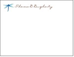 Queen Bee Personalized Stationery/Thank You Notes - Dragonfly (CC-32)
