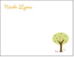 Queen Bee Personalized Stationery/Thank You Notes - Apple Tree (CC-35)