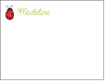 Queen Bee Personalized Stationery/Thank You Notes - Ladybug (CC-37)