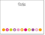 Queen Bee Personalized Stationery/Thank You Notes - Candy Dot (CC-40)