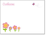 Queen Bee Personalized Stationery/Thank You Notes - Flower Garden (CC-41)