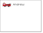 Queen Bee Personalized Stationery/Thank You Notes - Fire Engine (CC-53)