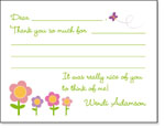 Queen Bee Fill-In Thank You Notes - Flower Garden (FI-06)