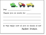 Queen Bee Fill-In Thank You Notes - Trucks (FI-12)