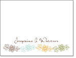 Queen Bee Personalized Stationery/Thank You Notes - Curly Flower Garland (NC-120)