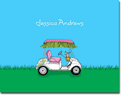 Chatsworth Robin Maguire - Stationery/Thank You Notes (Golf Cart) (DS-12-172)