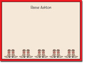 Chatsworth Robin Maguire - Stationery/Thank You Notes (Cowboy Boots) (DS-10-530)