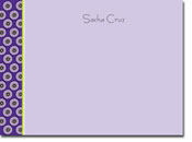 Chatsworth Robin Maguire - Stationery/Thank You Notes (LA Purple Circles) (DS-10-551)