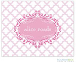 Rosanne Beck Stationery - Scalloped - Pink
