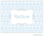 Rosanne Beck Stationery - Rattle Me Baby - Blue
