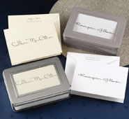Royal Imprints - Silver Tin With Ecru or White Notes (PS39N-PS42N)