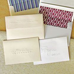 Stationery/Thank You Notes by Rytex - Westcott Blind Embossed Foldnotes